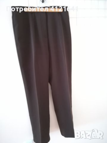 Дамски панталон, висока талия, цвят шоколад, талия 76, размер 40, снимка 1 - Панталони - 46407639