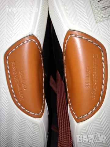 Луксозни мъжки сникърси Ermenegildo Zegna Couture Tiziano, снимка 6 - Маратонки - 53670490