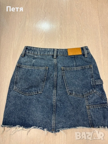 Къса дънкова пола , снимка 2 - Поли - 53487955