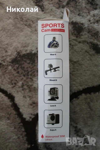 Action Camera/Екшън камера аналог на GoPro, снимка 3 - Камери - 16050681