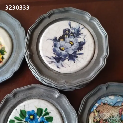 Чинийки за стена,подложки,калаени, снимка 7 - Електронни книги - 49683344