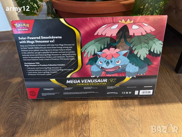 Pokémon Mega Venusaur ex mega collection, снимка 2 - Образователни игри - 53963988