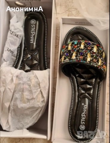 Чехли с камъни, снимка 3 - Чехли - 51971252