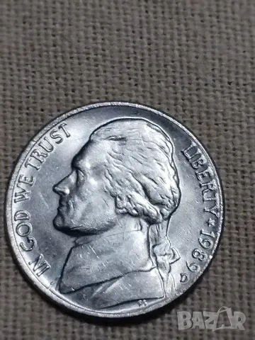 ОГРОМНО Грешка извън центъра 1989-P Четвърт размер Jefferson Nickel 025, снимка 2 - Нумизматика и бонистика - 47816713