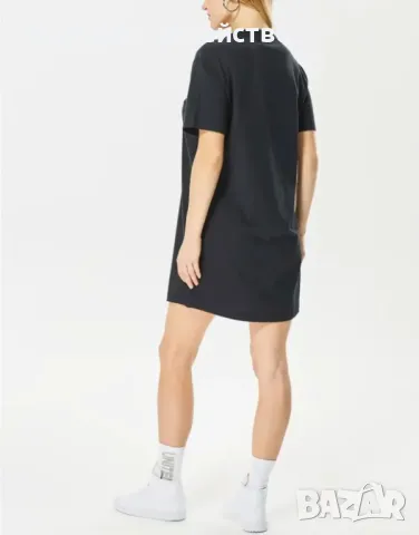 Дамска рокля NIKE Sportswear Chill Knit Oversized Tee Dress Black, снимка 2 - Рокли - 49523279