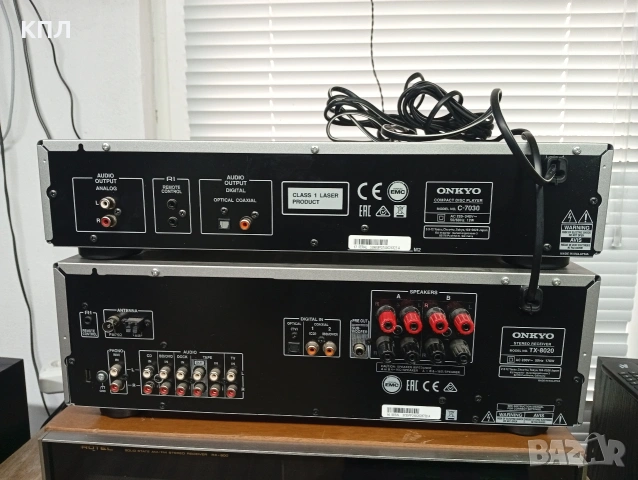 Комплект ONKYO усилвател TX-8020 и CD C-7030, снимка 8 - Ресийвъри, усилватели, смесителни пултове - 53353912