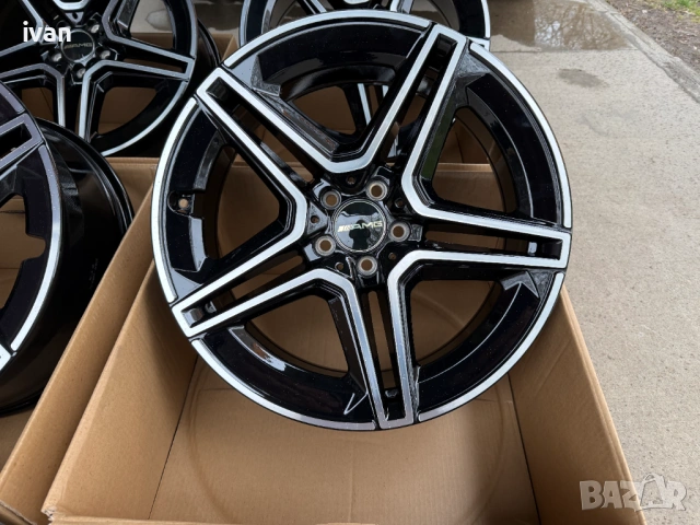 4 бр. чисто нови алуминиеви джанти Mercedes 20'' 5x112 , централен отвор 66.5, 8.5J ET36, снимка 2 - Гуми и джанти - 53039945
