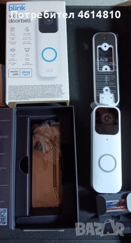 Blink Video Doorbell, интелигентен видеодомофон, снимка 4 - Други стоки за дома - 52021461