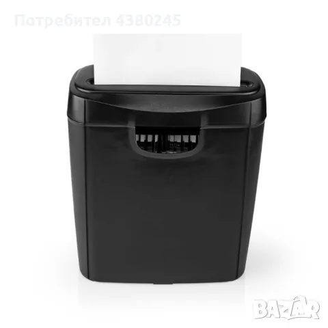 Шредер Nedis PASH112BKA4 | 6 x A4 страници | 10 л |din 2 | 190 W, снимка 4 - Друга електроника - 48989973