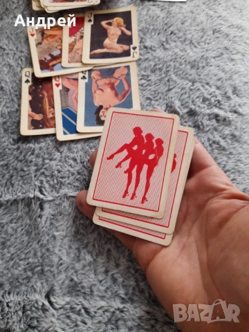 Стари Еротични карти за игра #24, снимка 4 - Други ценни предмети - 54083219