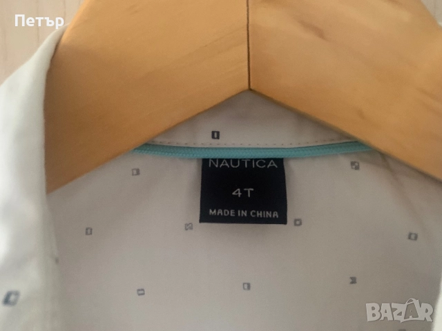 Детска ризка Nautica (4-5г.), снимка 2 - Детски ризи - 51820245