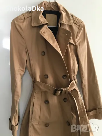 Тренч / шлифер Massimo Dutti XS, снимка 2 - Палта, манта - 49120493