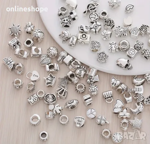 25 броя талисмани, подходящи за гривни – ЦЕНАТА Е ЗА ВСИЧКИ!, снимка 4 - Други - 49318033