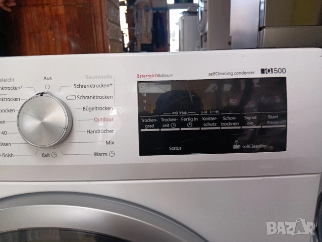 Сушилня с термопомпа Сименс Siemens IQ500 A+++ с две години гаранция!, снимка 2 - Сушилни - 52809014