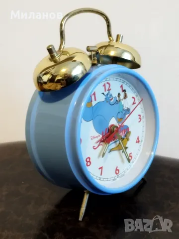 Стар механичен будилник, настолен часовник, снимка 7 - Антикварни и старинни предмети - 50076577