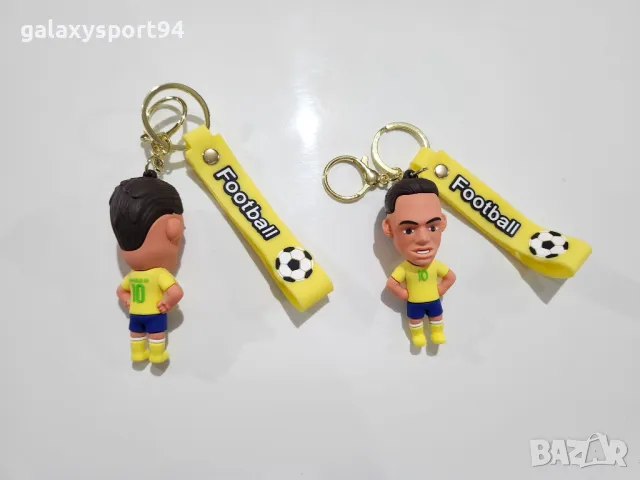 Футболни Ключодържатели Роналдо Меси Неймар Мбапе Фигурка с Ключ 12см, снимка 4 - Футбол - 49897582