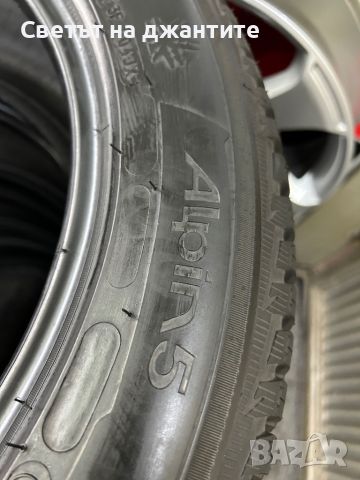 Гуми Зимни Нови 215/55/17 Michelin Alpine 5 Нови 4броя, снимка 6 - Гуми и джанти - 46634710