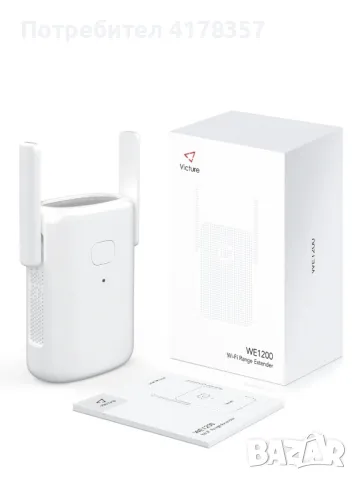 WiFi усилвател Victure WE1200, двулентов, снимка 5 - Рутери - 47019315