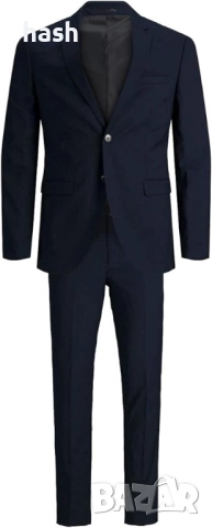 Мъжки костюм Jprfranco Noo, Jack & Jones,размер 54 слим фит