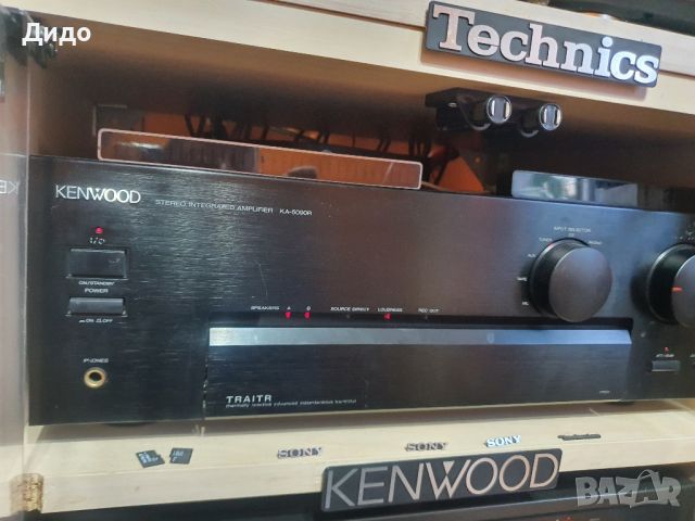 KENWOOD KA 5090R + Дистанционно оригинално, снимка 1 - Ресийвъри, усилватели, смесителни пултове - 45073875
