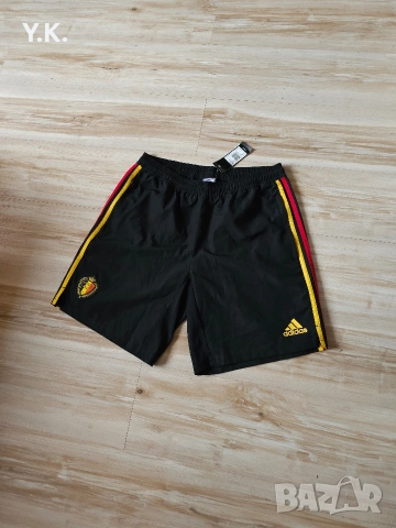 Оригинални мъжки къси гащи Adidas Climacool x Belgium National Football Team / Season 18, снимка 2 - Къси панталони - 53721681