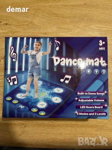 LEAPRCSTORE Музикална подложка за танци с 6 стрелки и 5 режима на игра за деца, снимка 8 - Музикални играчки - 46433409
