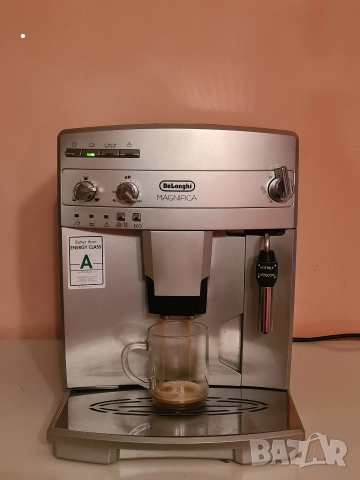 Кафемашина кафе автомат Delonghi MAGNIFICA работи перфектно, снимка 2 - Кафемашини - 52898823