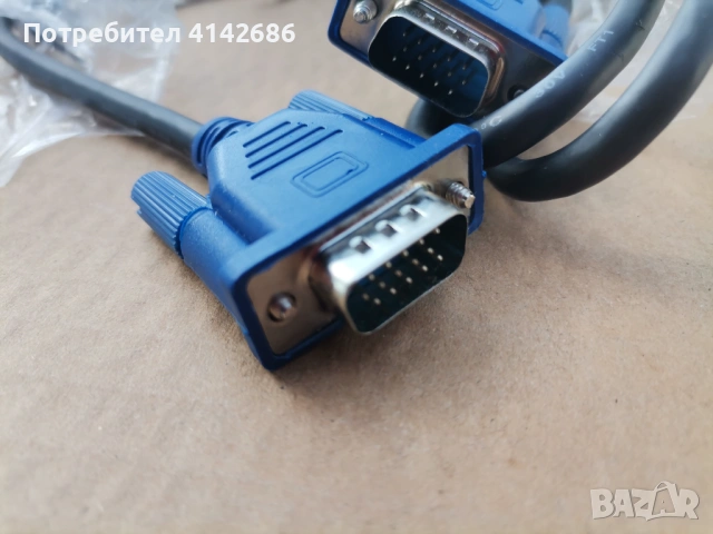 Кабел за монитор VGA /m - VGA /m 1,5 метра, снимка 3 - Кабели и адаптери - 53708811
