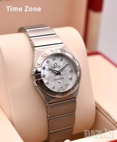 Omega Constellation 28mm Qauartz Steel MOP Dial Diamond Дамски Различни Варианти