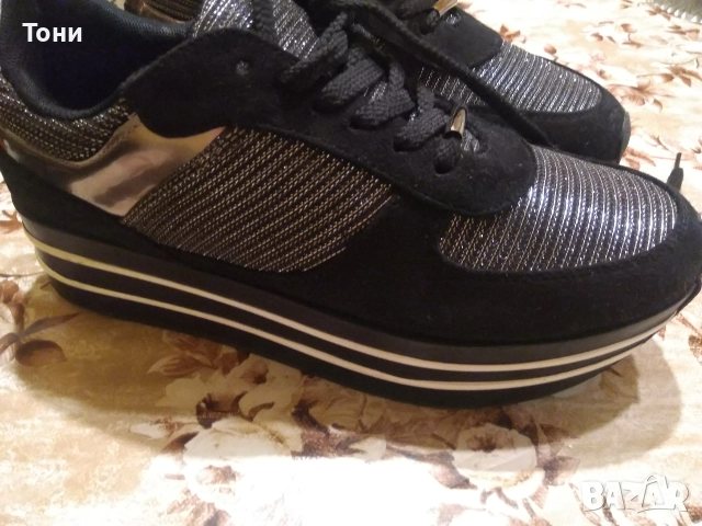 PRIMADONNA Оригинал Нови Дамски Луксозни Маратонки на Платформа 38, снимка 3 - Маратонки - 52667866