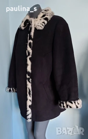 Два различни броя / Луксозен дамски кожух "bn" blanc noir със зебра принт , снимка 13 - Палта, манта - 44323367