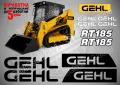 GEHL R190 стикери надписи, снимка 10