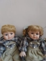 Винтидж немски порцеланови кукли близнаци като ново, снимка 6