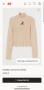 Kangol H&M изрязан топ блуза с дълъг ръкав поло  пуловер, снимка 1 - Блузи с дълъг ръкав и пуловери - 44993151