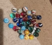 Цветни стъклени камъчета и топчета, снимка 2