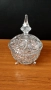 Тежка кристална бонбониера с богата ръчна гравюра, снимка 3