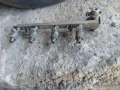 Горивна рейка с дюзи  за Опел Астра г комби 1.6 бензин 101к.с 2001г, снимка 2