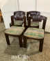 Четири масивни дървени стола, снимка 1