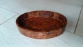 овална дървена купа от туя от Мароко , снимка 1