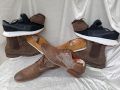 мъжки обувки от естествена кожа DANIEL HECHTER® MEN´S LEATHER LOW SHOES - COGNAC BROWN, N- 43 - 44, снимка 8