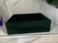 Кутия от зелено кадифе за бижута, снимка 5
