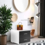 Нощно шкафче MIADOMODO 40x40x35 см 2 бр к-т преоценени, снимка 3