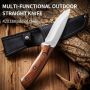 Нож за Лов и Риболов от 420 J2 - неръждаема Стомана с Дървена Дръжка !!!, снимка 1