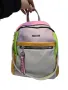 Компактна дамска раница с пъстър дизайн от еко материал, снимка 4