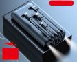 Мултифункционална външна батерия 4-в-1 за Apple, Android, Type-C, 20000 mA, снимка 3