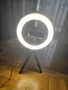  Чисто нов Селфи LED ринг лампа 26 см с трипод и държач

, снимка 1