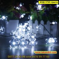 Соларни лампички за градина цветя с 8 режима на светене в различни светлини - КОД 3705 Цветя, снимка 14 - Градински мебели, декорация  - 45098744