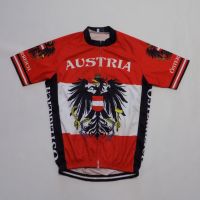 вело джърси santini austria тениска екип шосейно колоездене мъжко оригинално M, снимка 1 - Спортни дрехи, екипи - 45953193