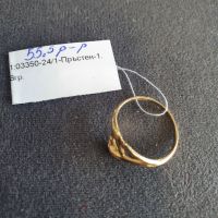 Златен дамски пръстен 1.8гр-14к, снимка 2 - Пръстени - 45608236