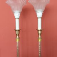 Антикварни английски нощни лампи., снимка 1 - Антикварни и старинни предмети - 45381776